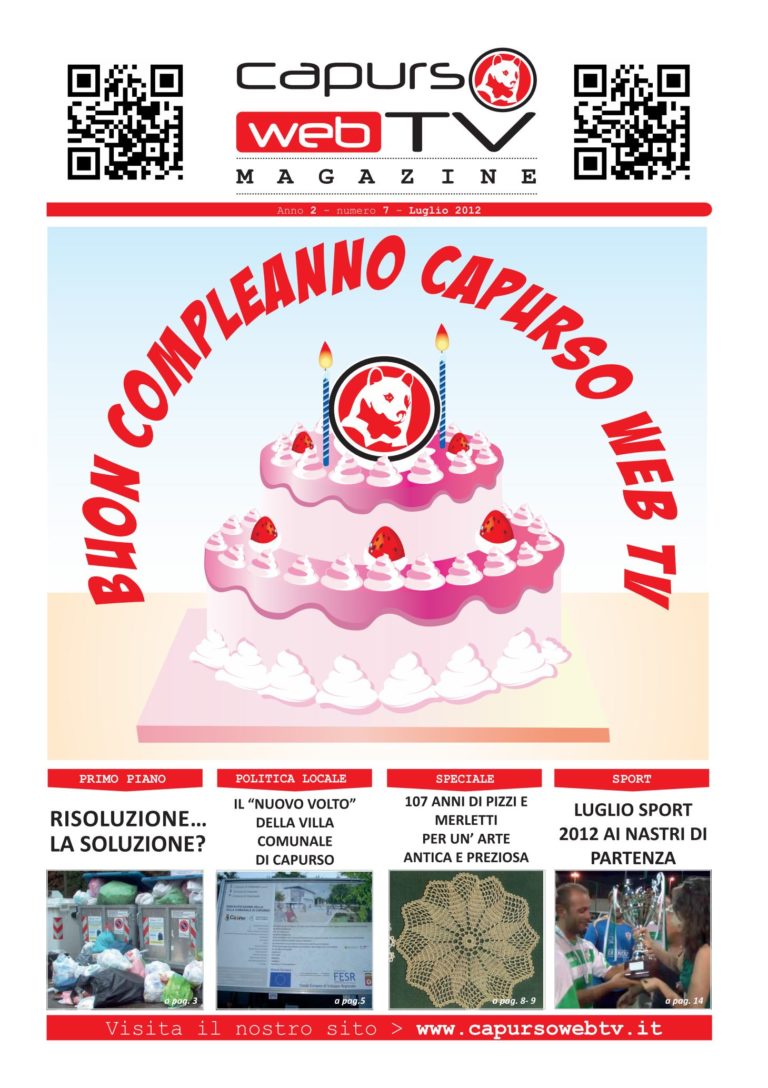 Capurso Web Tv Magazine n°7 – Luglio 2012