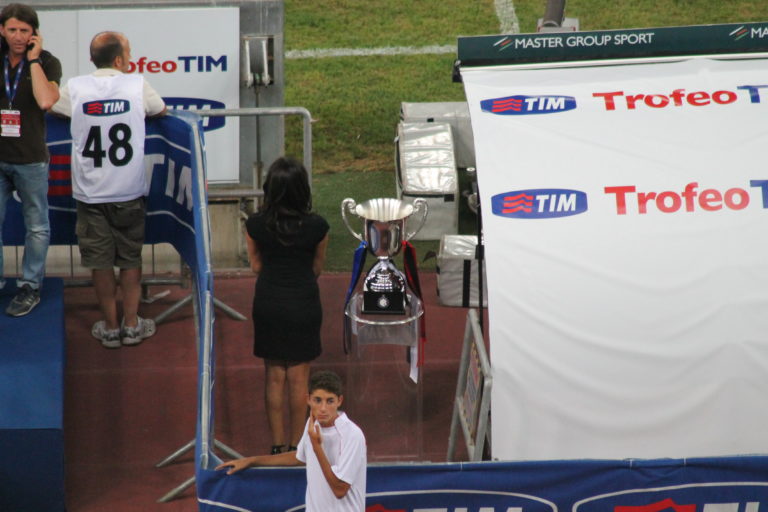 Trofeo Tim 2012: l’Inter si aggiudica la dodicesima edizione. La squadra di Stramaccioni batte prima la Juve (1-0) e poi il Milan (2-1) nella classica sfida estiva.